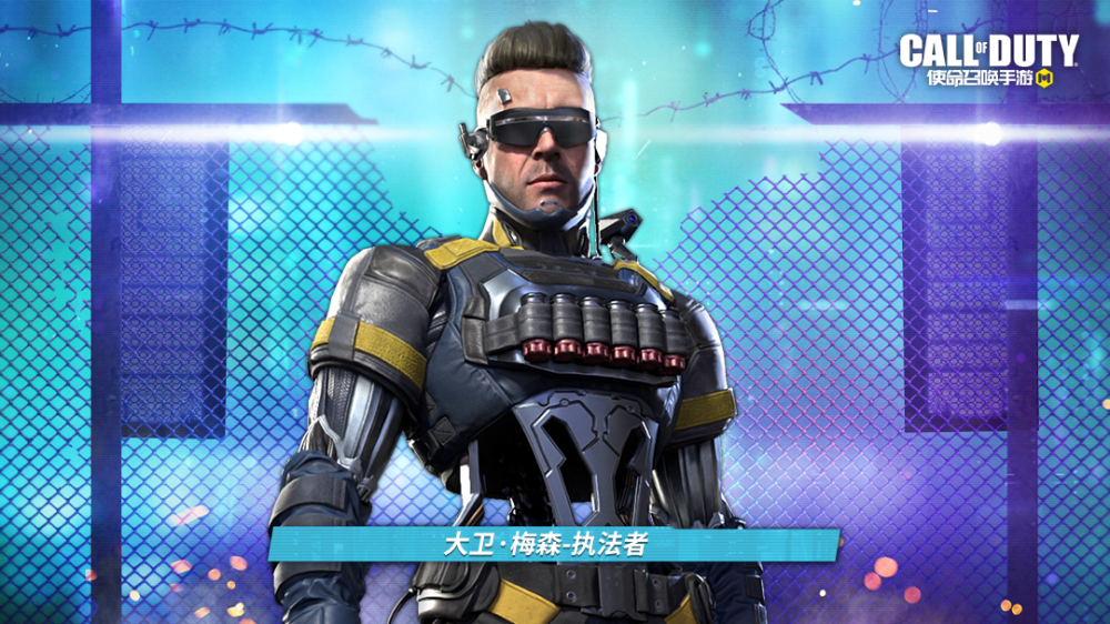 大卫·梅森-执法者将不屈的战斗意志与高性能义体融合在了一起,成为了